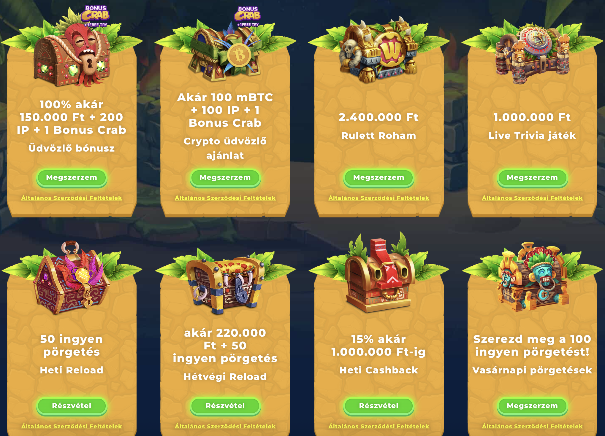 Casino bonuses