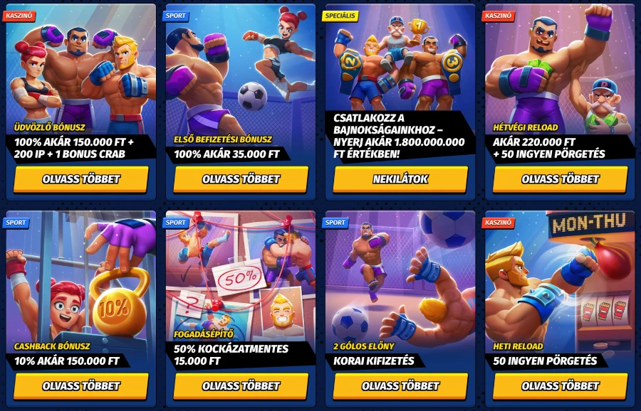Bigclash bonusz