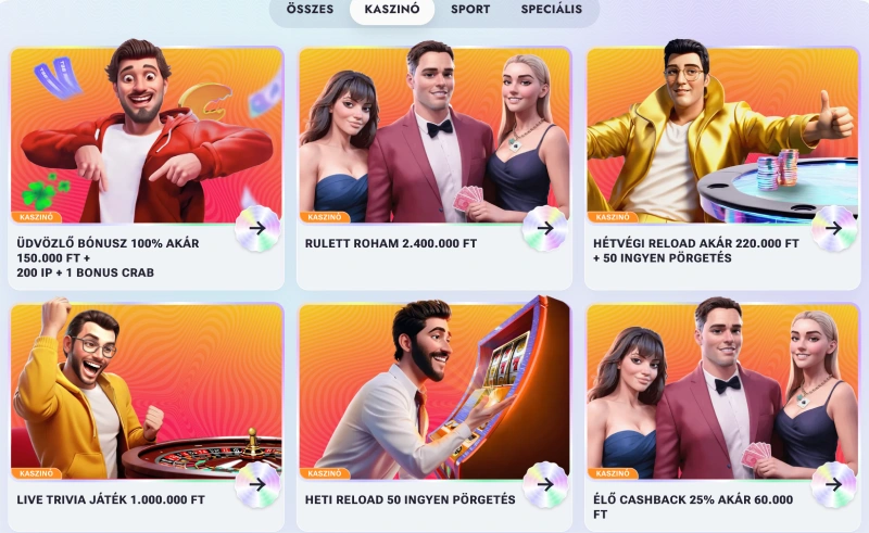 Jackpot frenzy promóciók