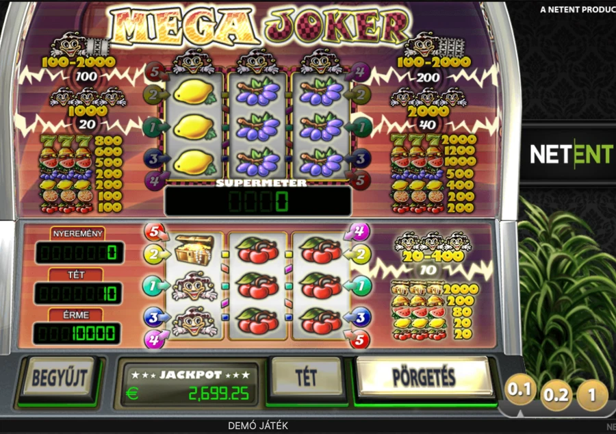 Mega joker slot