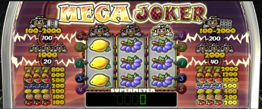 Mega Joker kombinációk