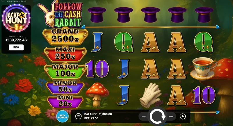 Follow the cash rabbit slot